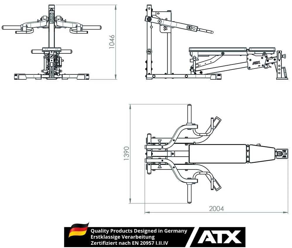 Комбинирана Пейка ATX® Lever Arm Multipress, Фитнес Уреди, Оборудване