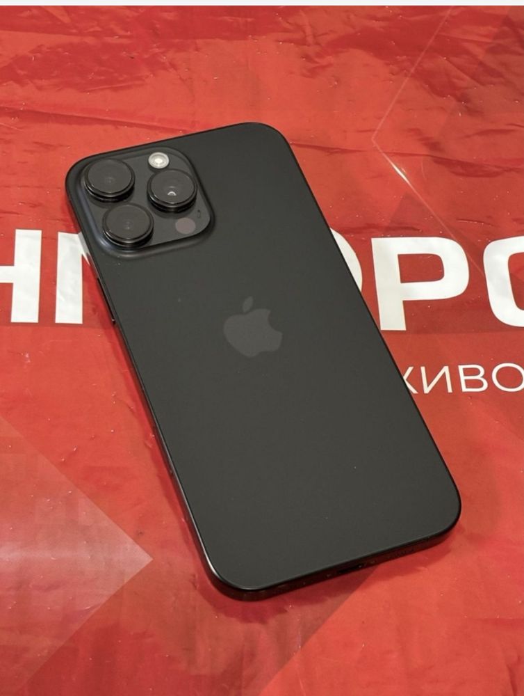 KATO НОВ 256GB iPhone 16 Pro MAX Технополис Гаранция 2026г. Black
