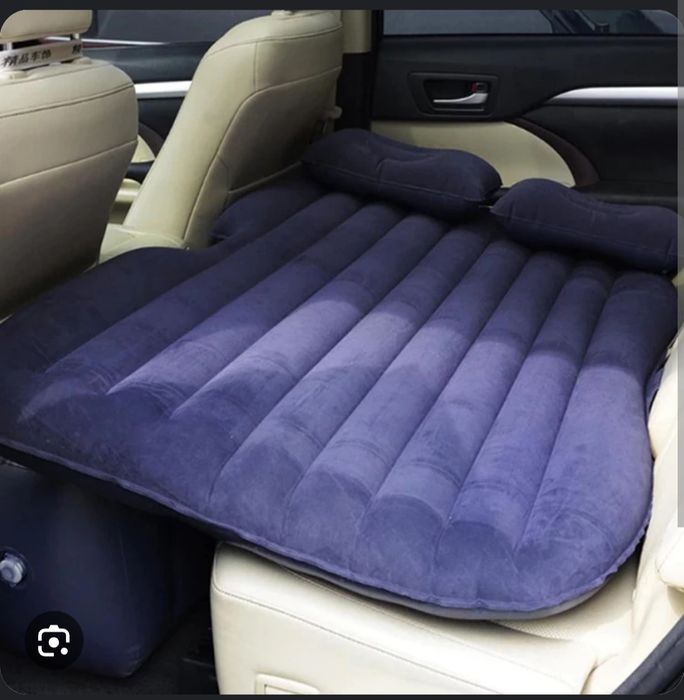 Saltea gonflabila auto  cu perne pentru bancheta mașină