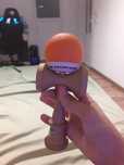 Kendama krom aproape noua rubber orange fara ata de aici si pretul