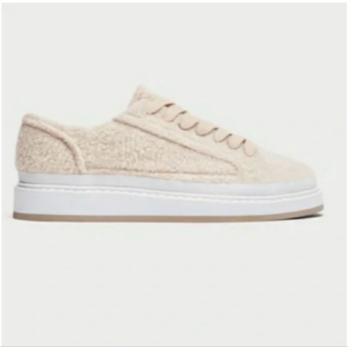 ZARA кроссовки - тедди женские