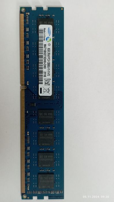 Оперативная память 8GB 1600 МГц серверная.

 Оперативная память 8GB 16