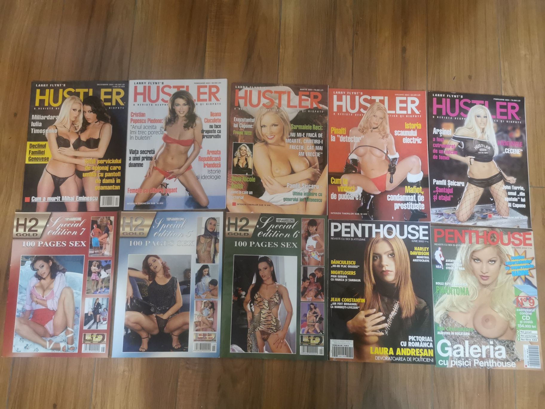 Reviste FHM Hustler Penthouse