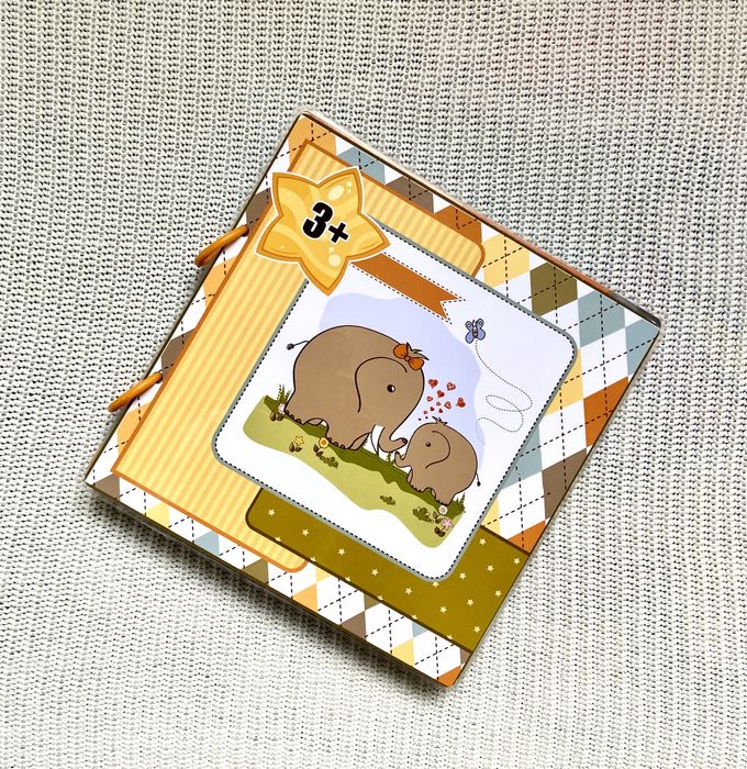 Образователен албум-играчка с велкро за деца