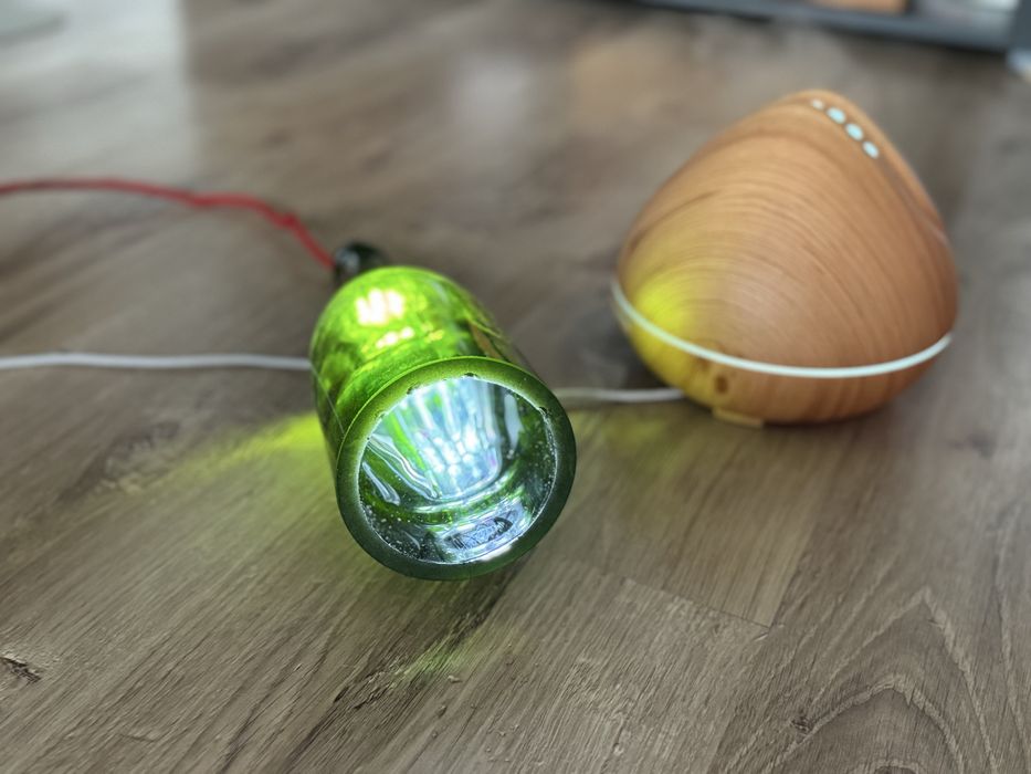 Lampa sticla vin noua