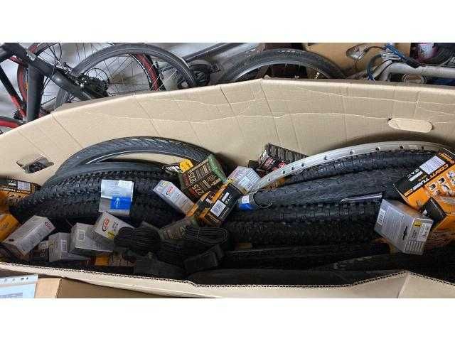 Piese noi de biciclete, accesorii, îmbrăcăminte de ciclism, scule, etc