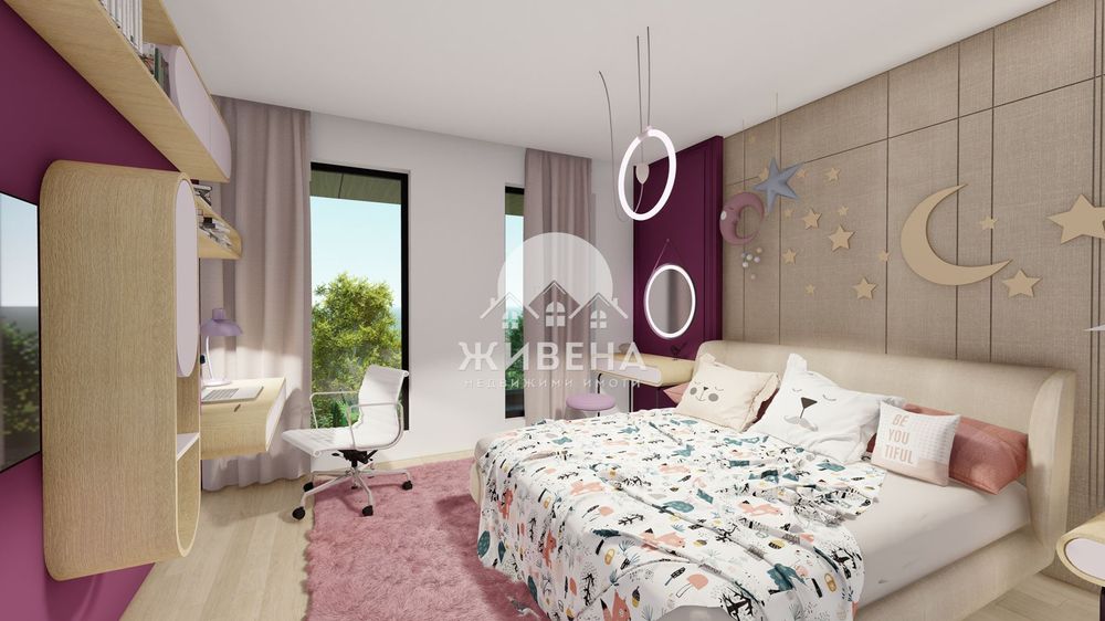 Продава нова къща в строеж в м-т Траката, площ 220 кв.м