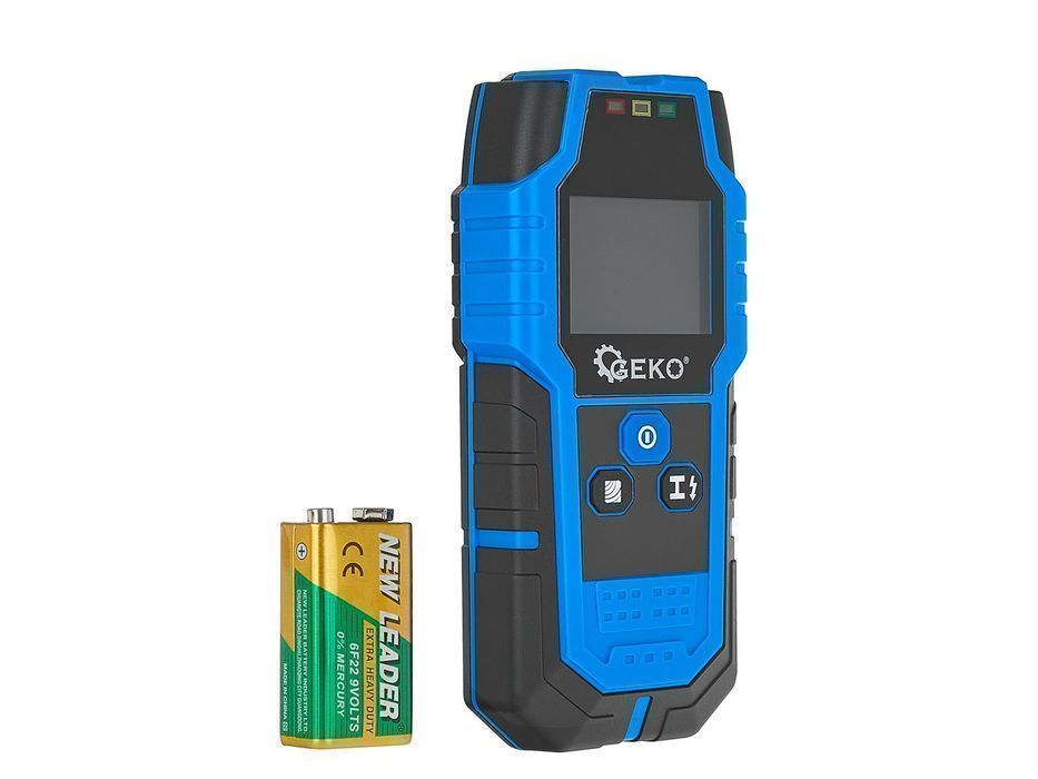 Detector digital pentru fire electrice in pereti geko