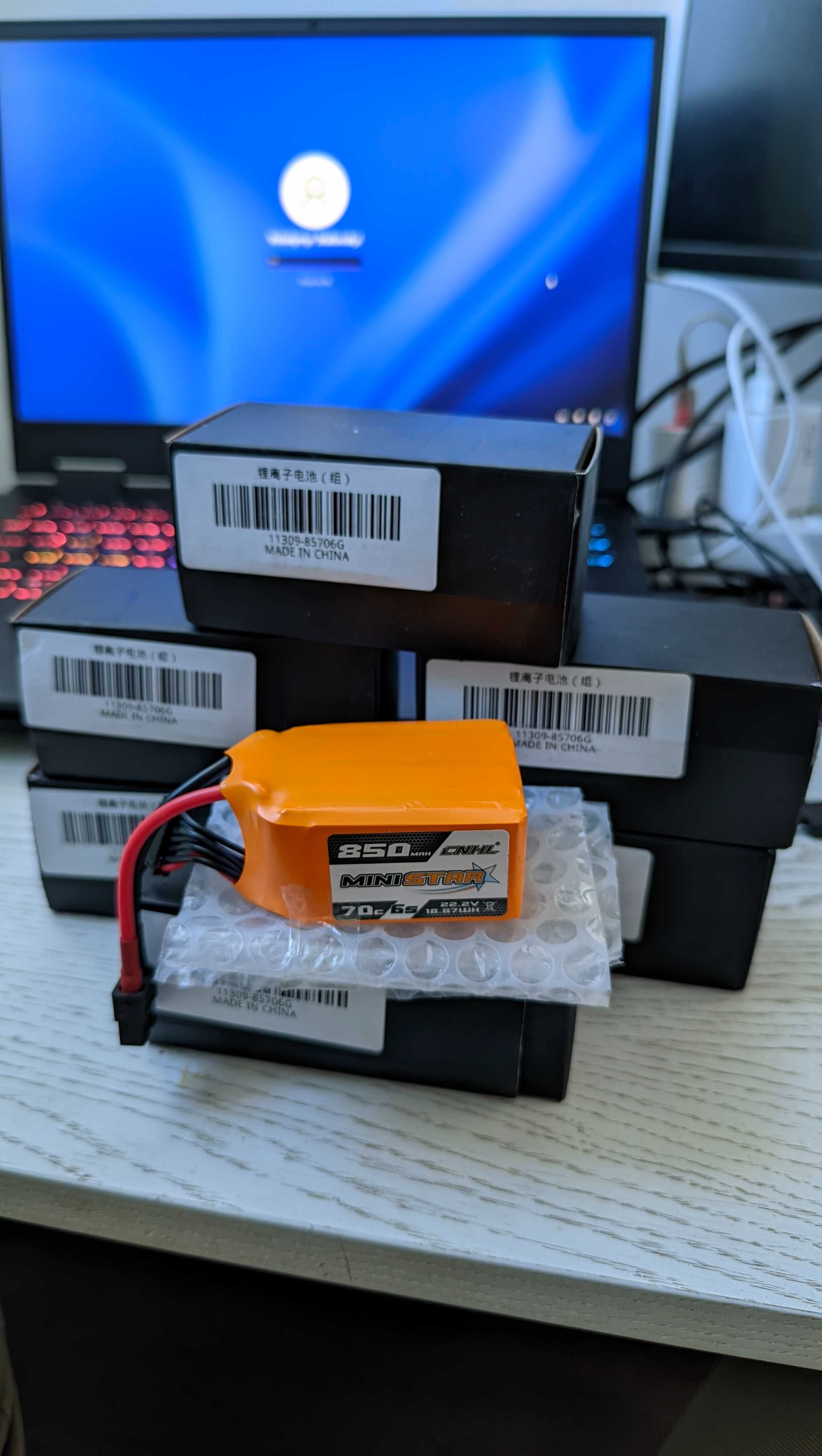 Нови батерии за FPV drone CNHL 6s 850 mAh 70c