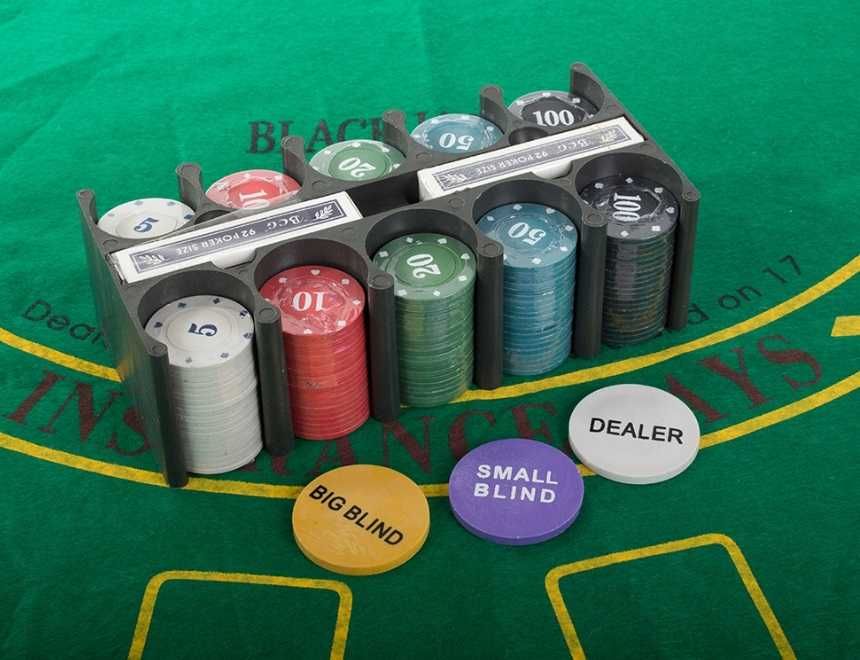 Set poker Profesional Texas Hold'em, 200 jetoane