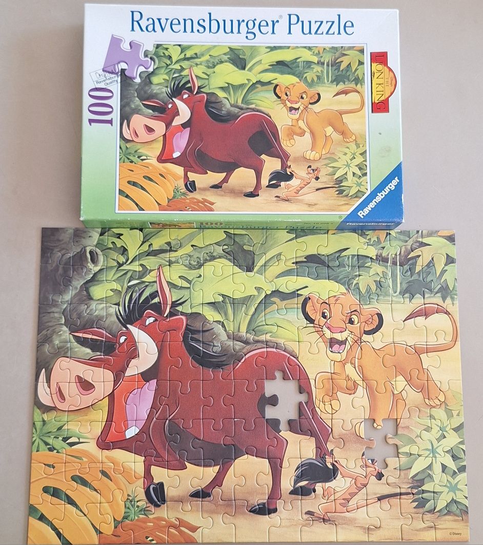 Книга Приказка с игри/пъзели, 5 детски пъзела от 30, 2x20, 100 и 260 ч