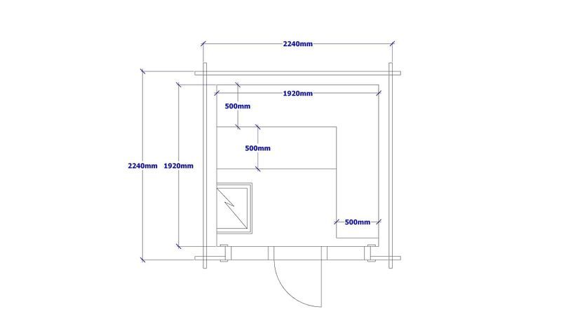 Saune de exterior, traditional finlandeze