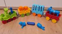 Set magnetic de construit Smartmax Primul meu tren
