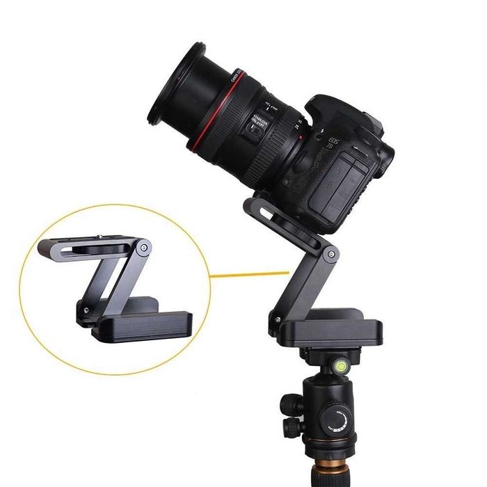 Cap trepied Z Pan & Tilt din aluminiu pt camere foto DSLR Canon Nikon