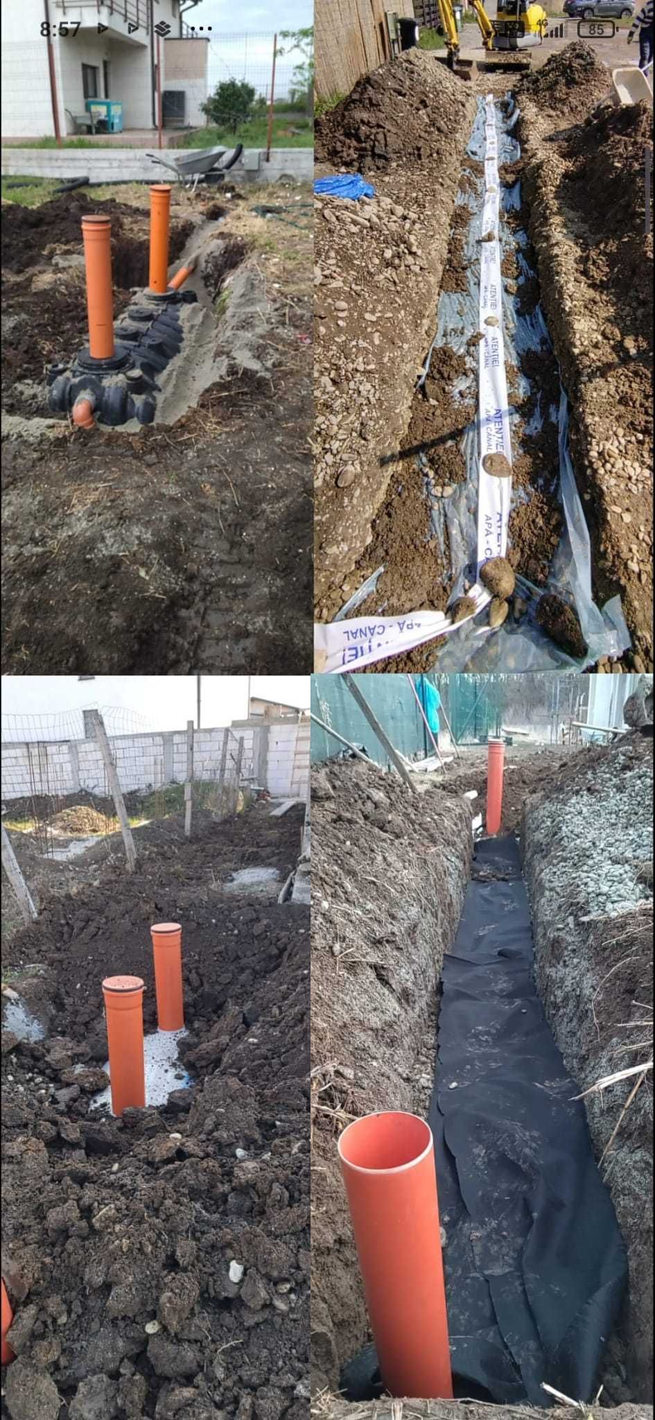 Fose septice cu montaj Poenari . De la 2 000lei.