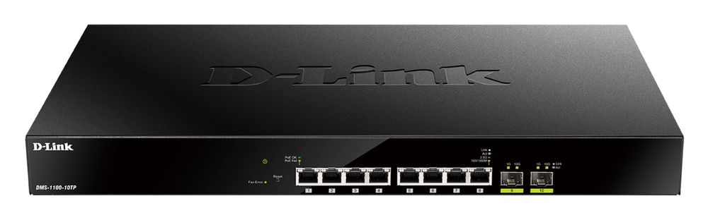 Switch D-Link DMS-1100-10TP 8 Porturi 2.5 Gb, 2 SFP+