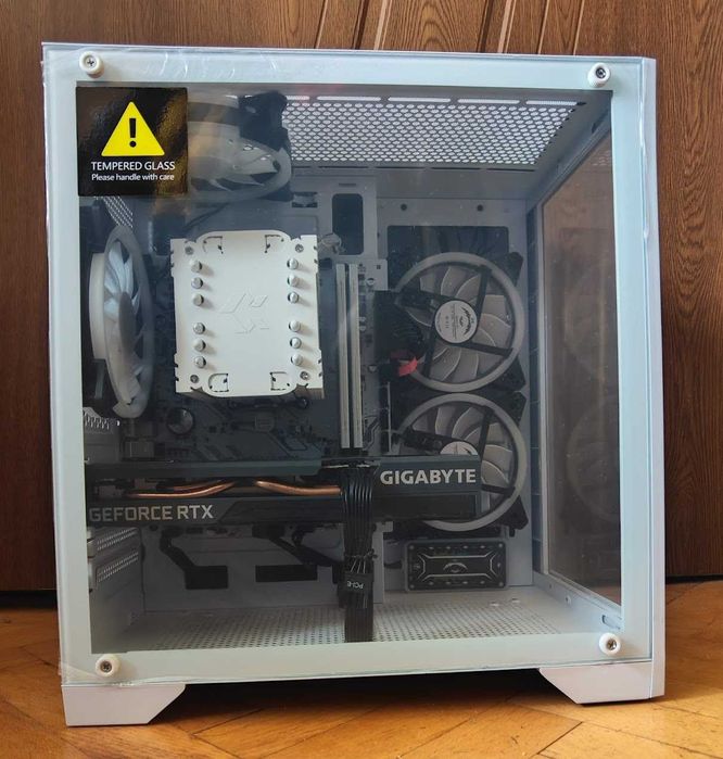 Геймърски компютър Ryzen 5500, GeForce RTX 3060ti,32gb ddr4,1tb ssd