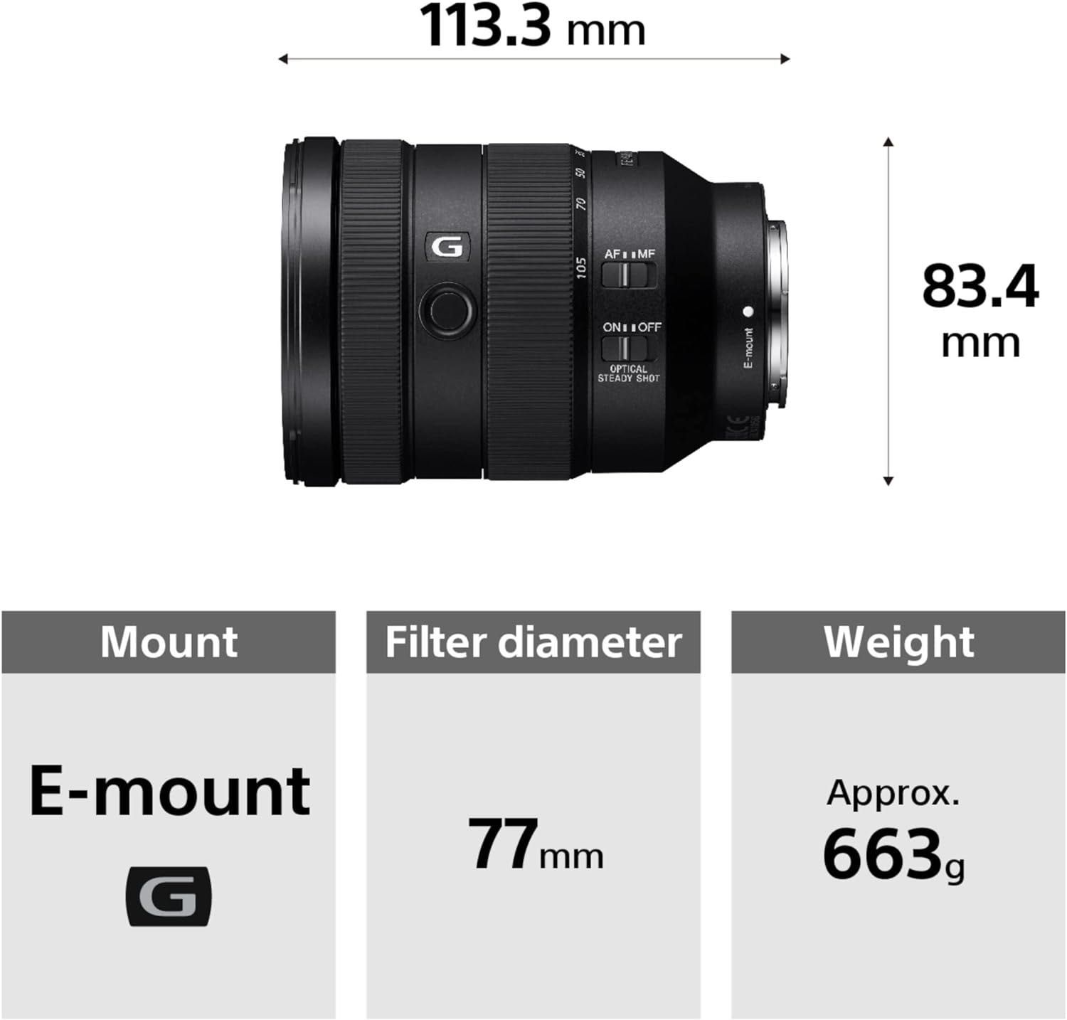 Sony SEL-24105G G Standard Zoom Lens - stare perfecta