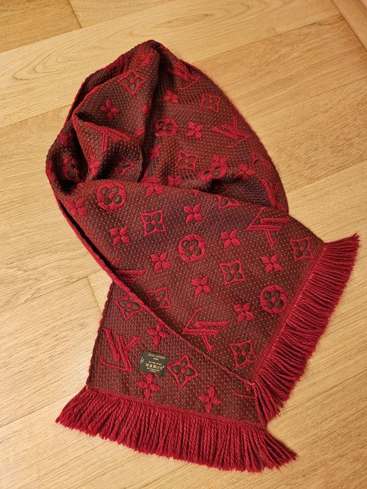 Louis Vuitton Logomania Wool шал с вълна