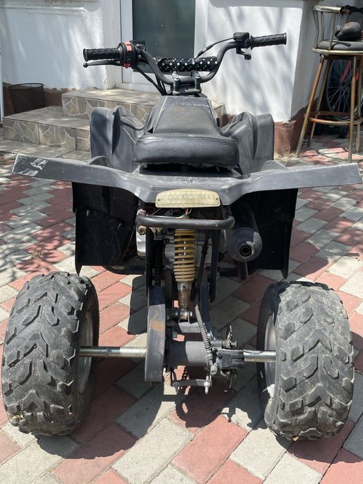 ATV BEMI 110cm cu motor puternic pe benzina,cu pornire din cheie
