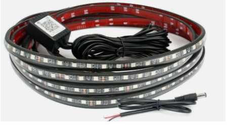 Kit Lumini UNDERGLOW RGB – 4 benzi LED (120cm + 150cm)