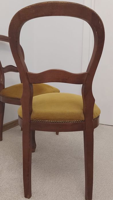 Set 2 scaune Louis Phillipe,lemn masiv, stare generala buna