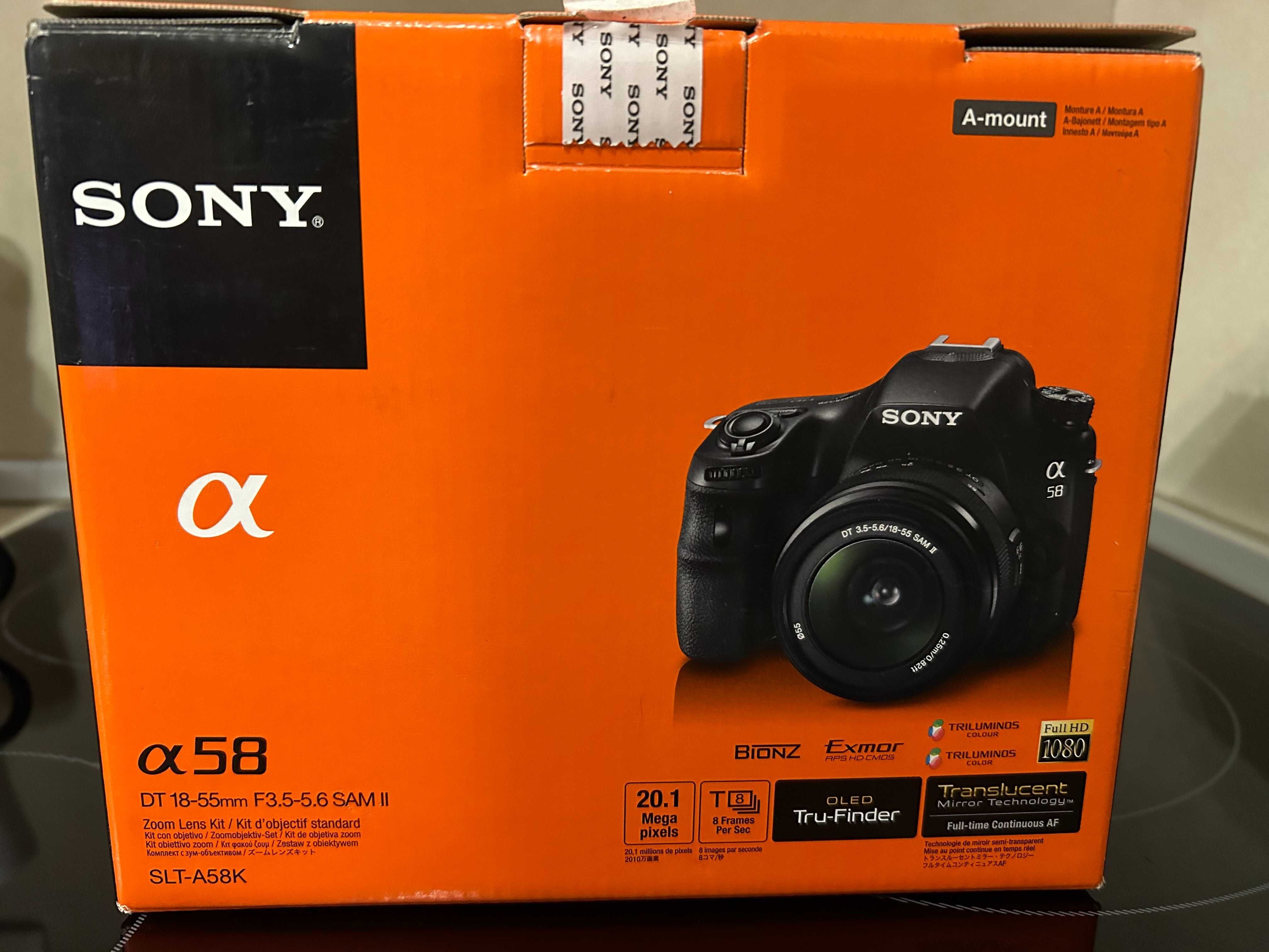 Фотоапарат Sony Alpha 58