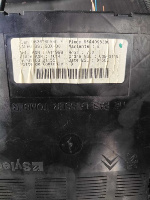 BSI модул Пежо 307