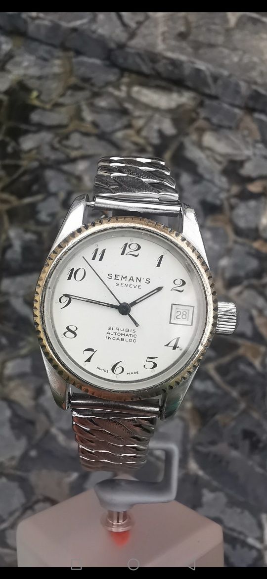 Ceas Seaman's Automatic Diver 100 m - 32 mm - Funcționează perfect!