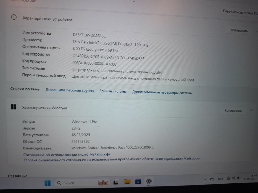 Noutbuk Aspire 5 15