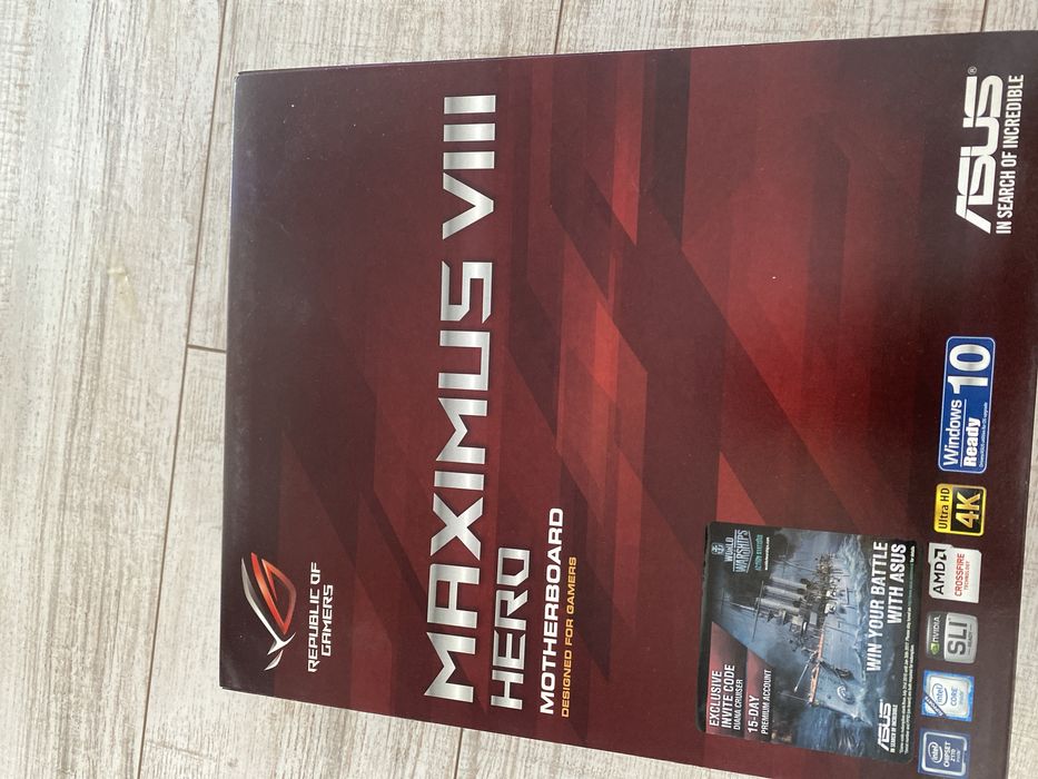 Материнская плата  Asus Maximus VIII hero