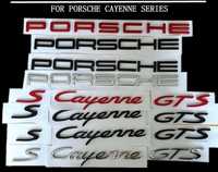 Эмблема надпись Porsche Cayenne S