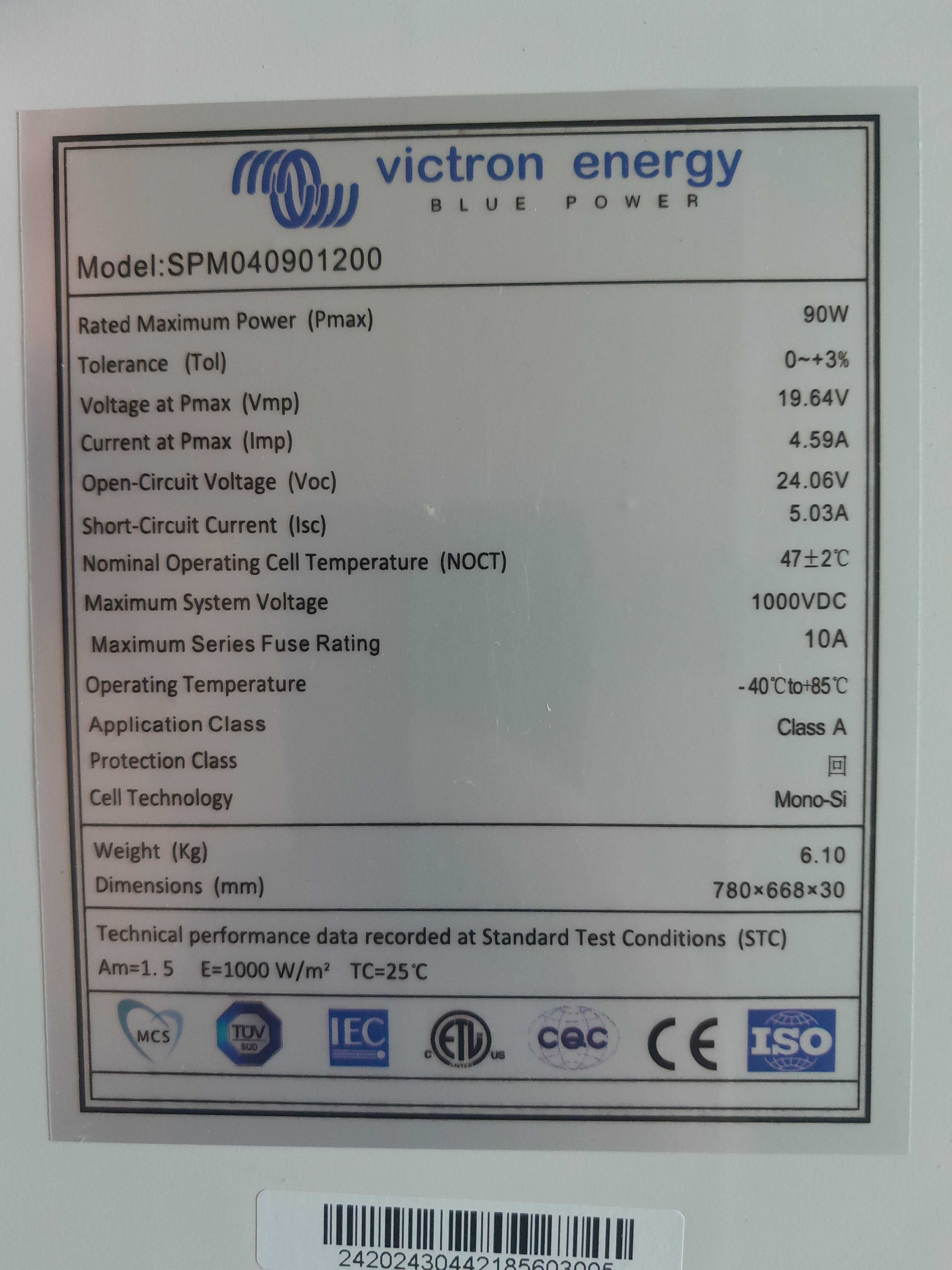 Нов комплект контролер и панел Виктрон Victron