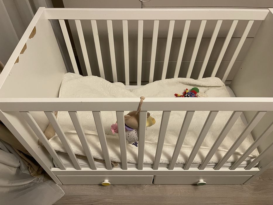 Vand patut bebe STUVA / FOLJA alb