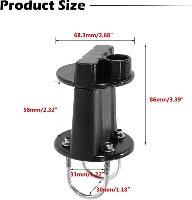 Suport prindere canistra off-road 3-5 litri cu antifurt