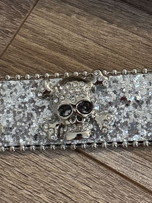 Curea BB belt argintie