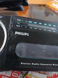 Ретро радио касетофон PHILLIPS