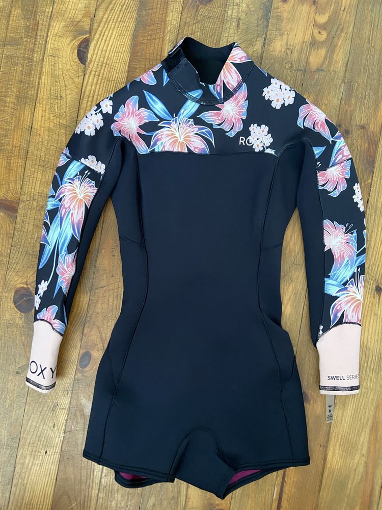 Дамски Неопрен 2mm Roxy Swell Series Long Sleeve Back Zip Springsuit