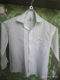 Белая рубашка на 2-3 класс