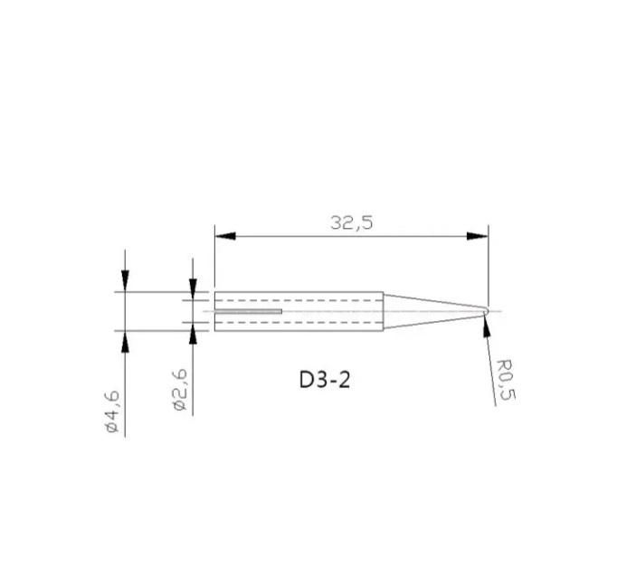 комплект 2бр. човка за поялник zd927  zd928