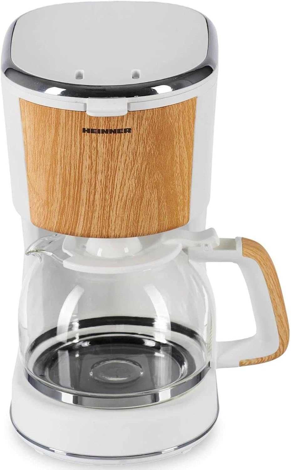 Кафемашина Heinner HCM-WH900BB, 900 W, 1.25 л, Стъклена кана,