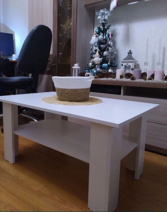 Стол журнальный деревянный ножки и ЛМДФ