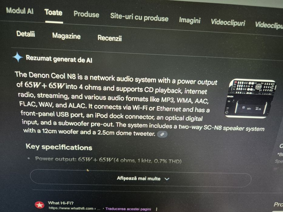 Amplificator Denon N8 Network Receiver