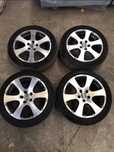 Vând jante R17 originale vw touran r line 5x112.