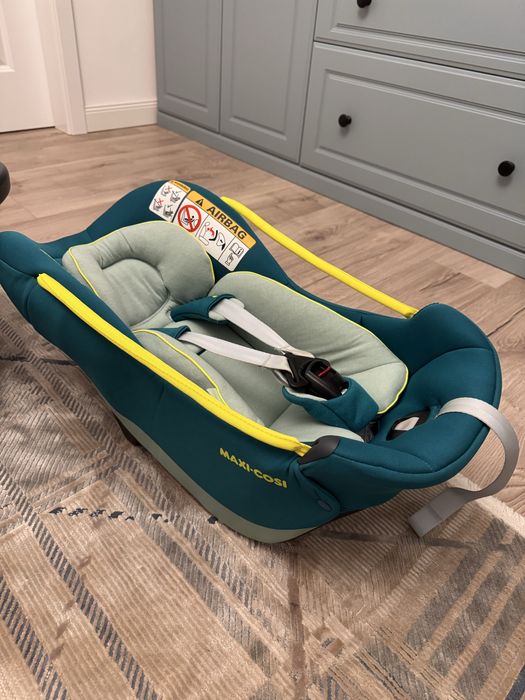 Maxi Cosi CORAL I-SIZE - Scoică auto modulară (0-12 KG) NEON GREEN