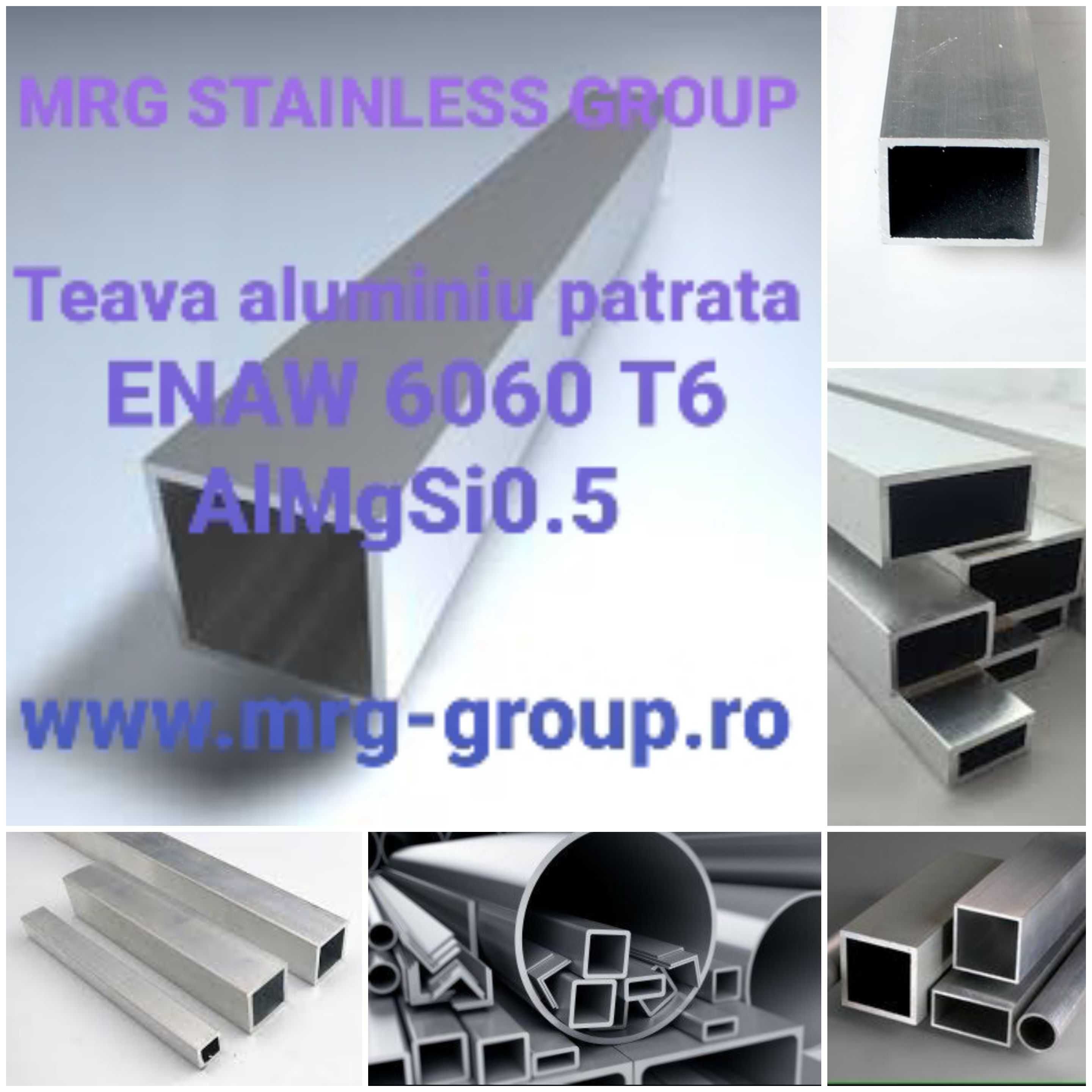 Teava aluminiu patrata 100x100x4 Rectangulara Teava inox alama cupru