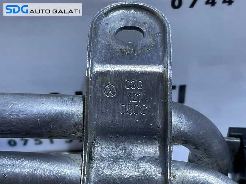 Teava Conducta Conducte Apa Termoflot Radiator Ulei VW Golf 5 1.4 TSI CAX CAXA 2004 - 2008 Cod 03C121050G