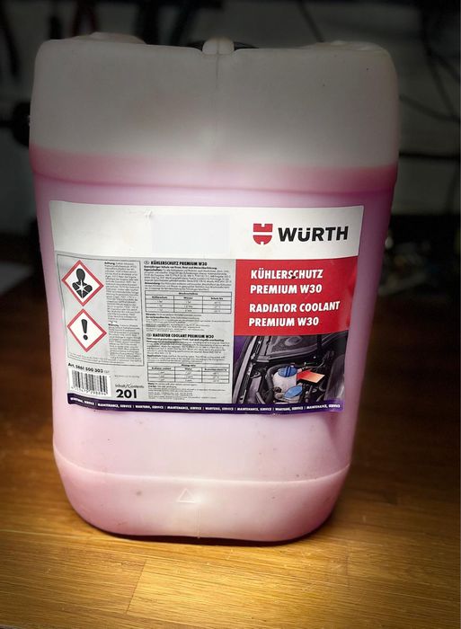 Antigel concentrat Premium W30- Wurth, G12+