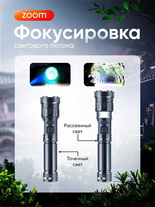 Надежный охотничий фонарь с 3 режимами