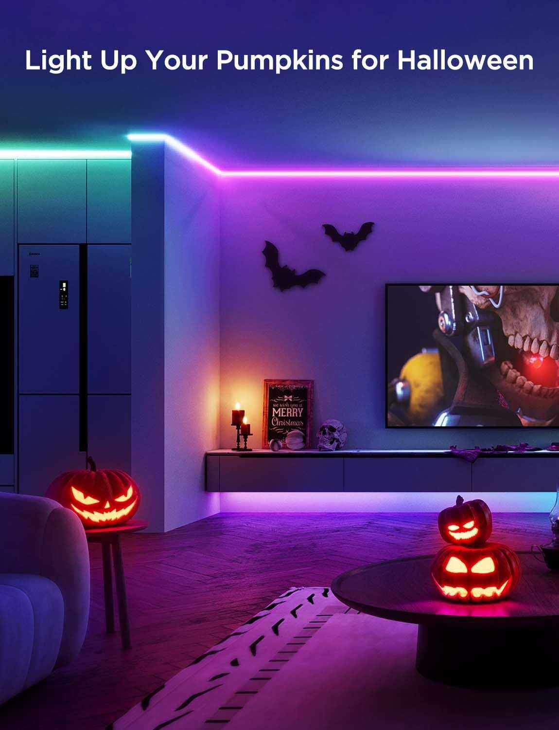 Govee 20 метра RGBIC LED ленти за спалня, интелигентни ленти, Alexa...
